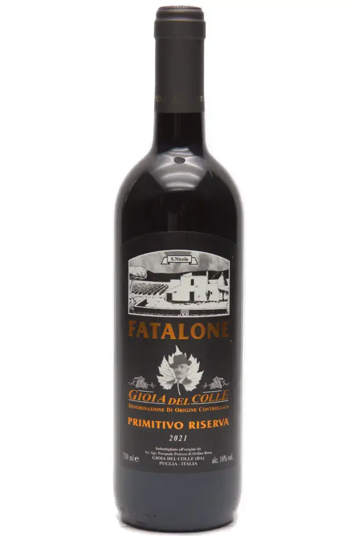 Fatalone Primitivo Riserva 2021 - Økologisk topvin fra Fatalone i Apulien.
