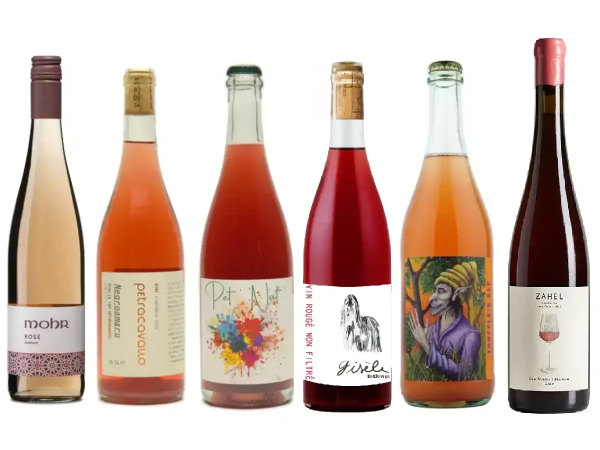 Rosévin naturvin smagekasse: 6 forskellige naturvin rosévine fra 5 forskellige producenter!