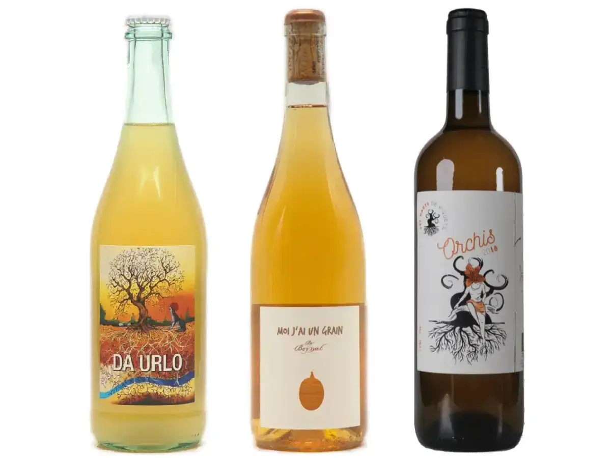 Denne uges weekendpakke består af tre orange vine - fra 20 til 50 dage på skindet!