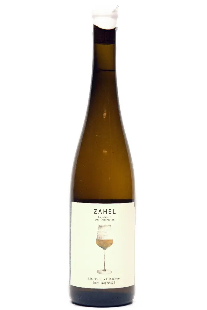 Ein Wildes Gläschen Riesling 2022 fra zahel - biodynamisk vin fra Østrig