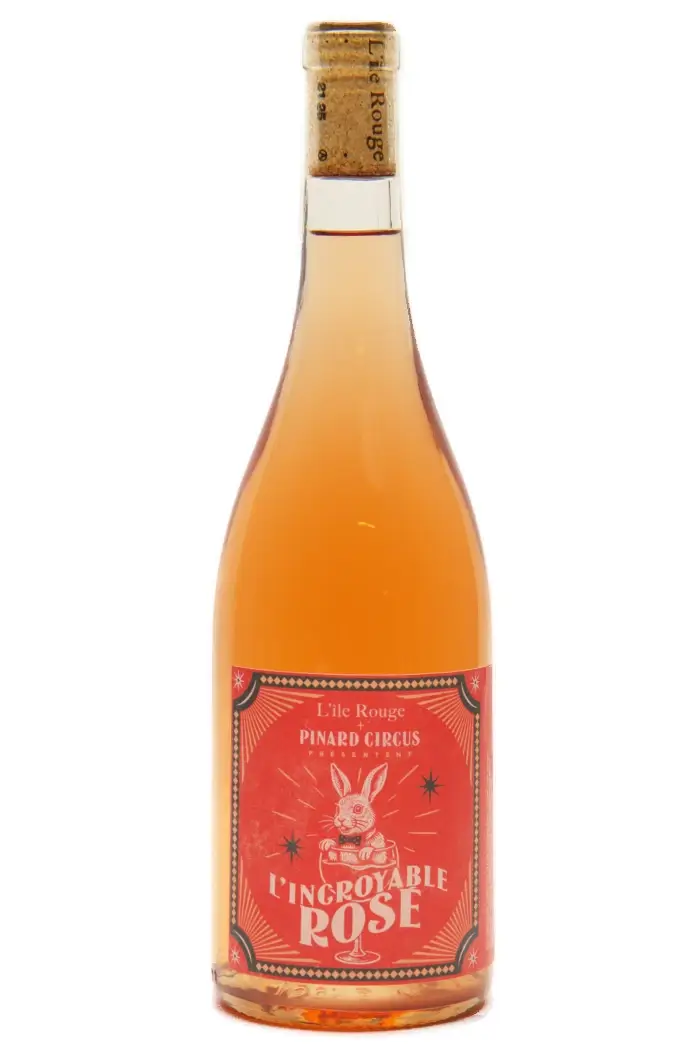 L’incroyable Rose 2024 - Lækker rosé fra L'île Rouge i Bordeaux, Frankrig. Fantastisk fransk rosé produceret uden tilsætning af sulfitter og andre hjælpemidler.
