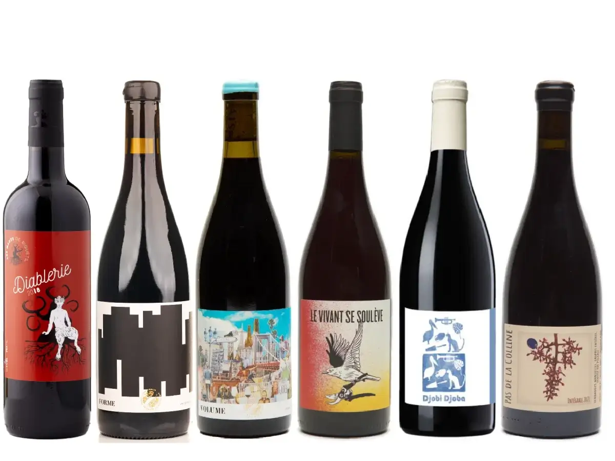 Vilde røde smagekasse: Tag med på en kompromisløs rejse gennem naturvin og dens kraftfulde præg, hvor hver af de seks rødvine er udvalgt med kærlighed for sit unikke, vilde udtryk.